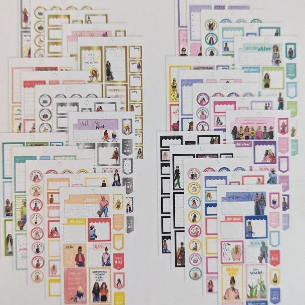 NWT Happy Planner Rong Rong 'Everyday' 571 pc Sticker Book Classic Fashion Fall